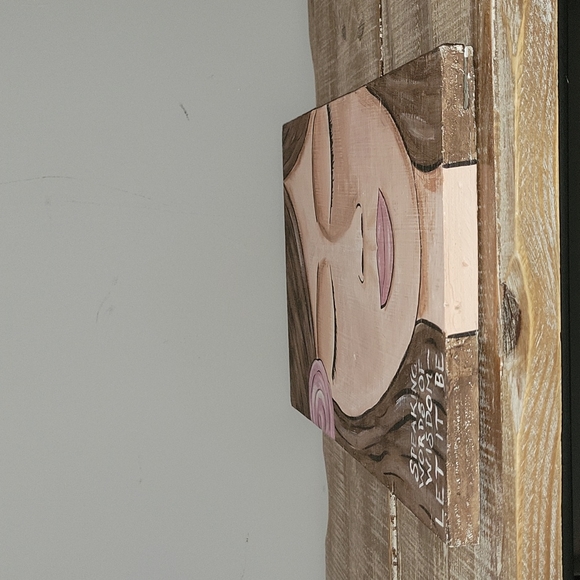 "Let It Be" Artist Signed Original Painting On Wood - Picture 5 of 10